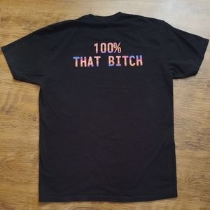 LIZZO 100% That Bit@# Shirt Hip Hop Rapper Singer Rap Concert Tour Tee Large 🔥